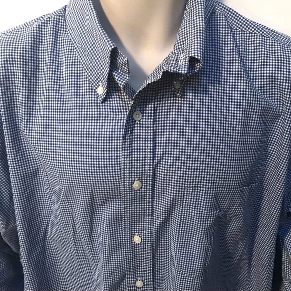 Brooks Brothers Gingham Checked Button Down Shirt - image 1